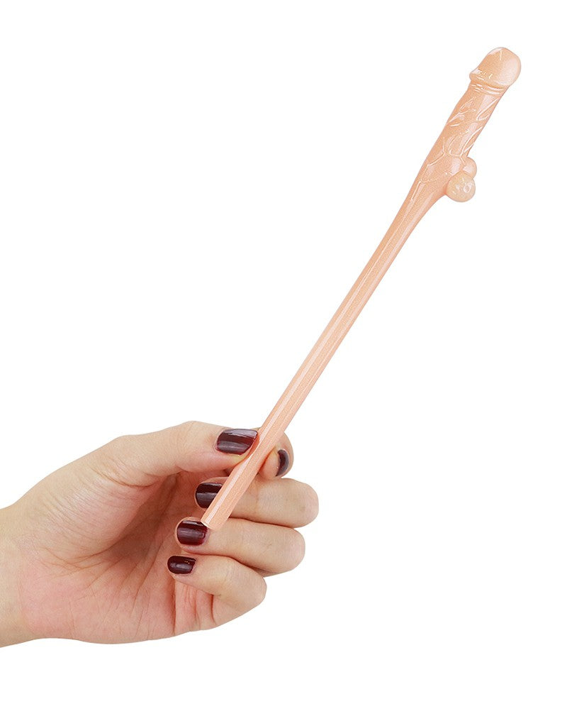 LoveToy - Herbruikbare Piemel Drinkrietjes - Lichte Huidskleur-Erotiekvoordeel.nl