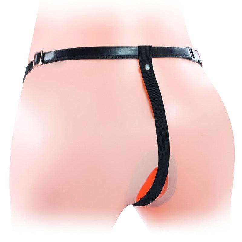 LoveToy - Holle Dubbele Penetratie Strap-on 15 cm-Erotiekvoordeel.nl