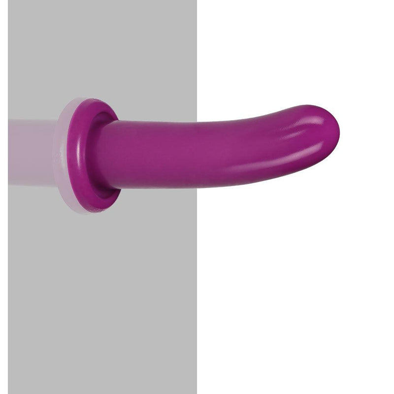LoveToy - Holy Dong Jelly Dildo Van vloeibare Siliconen 15.5 cm - Paars-Erotiekvoordeel.nl