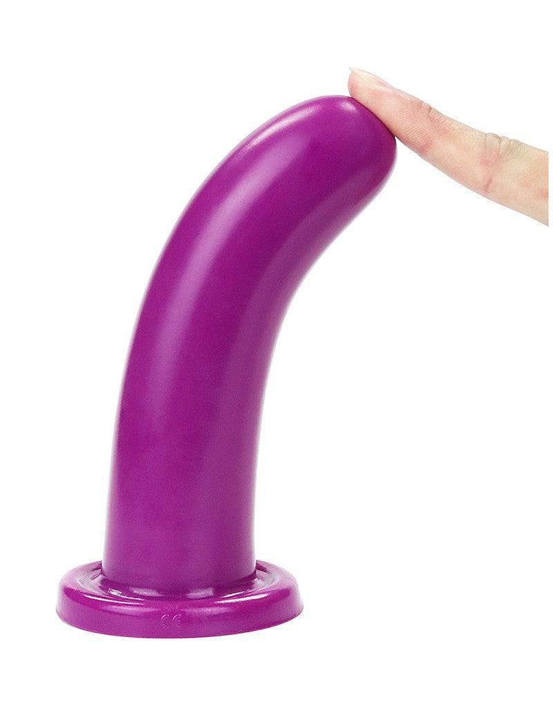 LoveToy - Holy Dong Jelly Dildo Van vloeibare Siliconen 15.5 cm - Paars-Erotiekvoordeel.nl