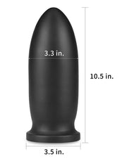 LoveToy - Anal Bomber - King Size Buttplug - Diameter 8.5 cm - Lengte 23 cm - PVC - Zwart-Erotiekvoordeel.nl
