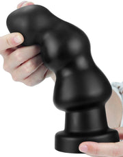 LoveToy - Anal Rigger - King Size Vibrerende Buttplug 20 cm - Zwart-Erotiekvoordeel.nl