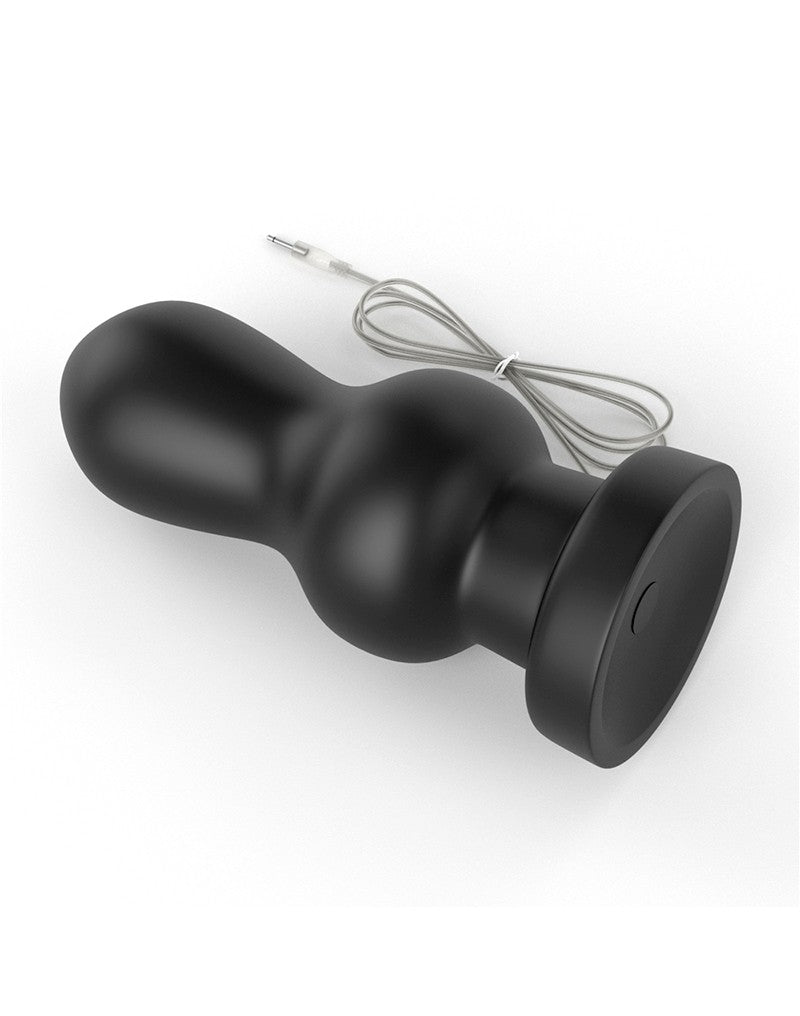 LoveToy - Rammer - King Size Vibrerende Buttplug - 18 cm - Zwart-Erotiekvoordeel.nl