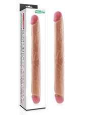 LoveToy - Kingsize Slim Ultra Dubbele Dildo 45 cm - Lichte Huidskleur-Erotiekvoordeel.nl