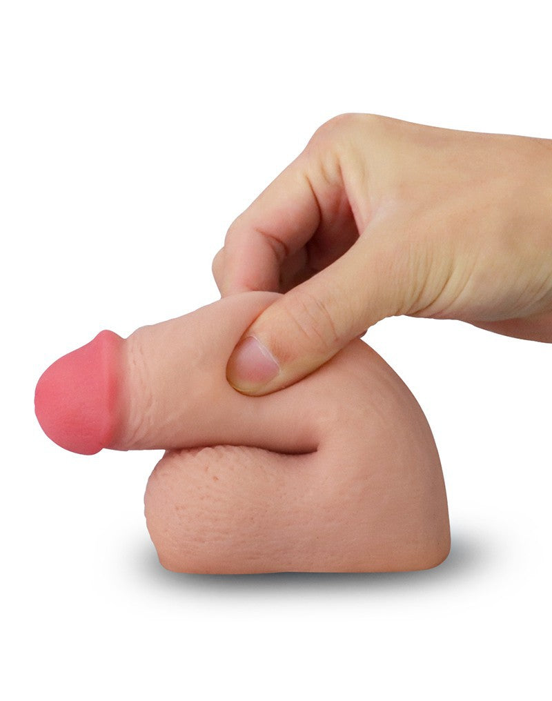 LoveToy - Levensechte Slappe Penis - Limpy Cock - 12 cm - Lichte Huidskleur-Erotiekvoordeel.nl