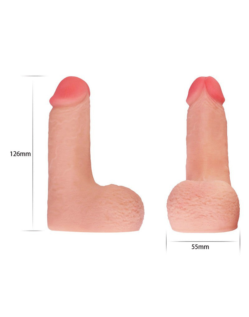 LoveToy - Levensechte Slappe Penis - Limpy Cock - 12 cm - Lichte Huidskleur-Erotiekvoordeel.nl