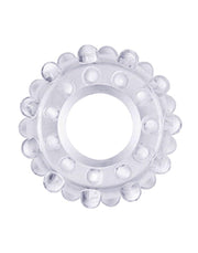 LoveToy - PowerPlus - Flexibele Cockring Nopjes - Transparant-Erotiekvoordeel.nl