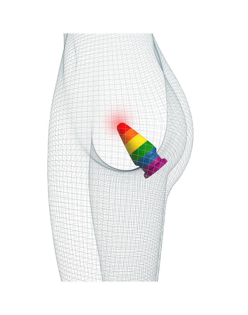 LoveToy - Rainbow Pride - Buttplug - 15 cm-Erotiekvoordeel.nl