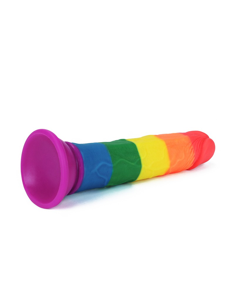 LoveToy - Rainbow Pride Dildo 18.5 cm-Erotiekvoordeel.nl