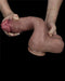 Lovetoy - Realistische Grote Dildo 27 cm Dubbellaags Siliconen - Donkere Huidskleur-Erotiekvoordeel.nl