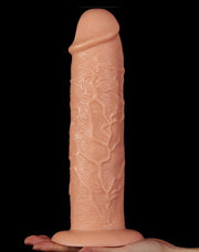 LoveToy - Realistische Lange XXL Dildo 28 cm - Lichte Huidskleur-Erotiekvoordeel.nl