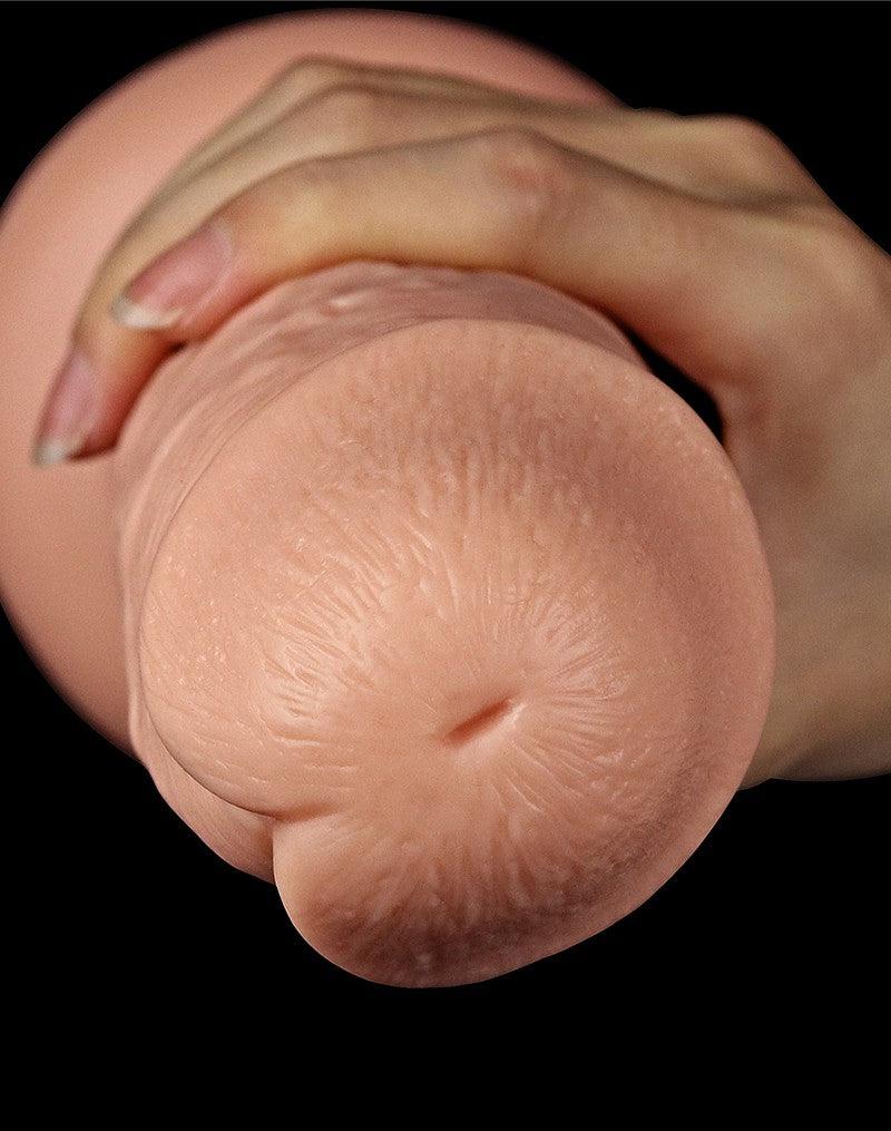 LoveToy - Realistische Lange XXL Dildo 28 cm - Lichte Huidskleur-Erotiekvoordeel.nl