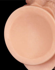 LoveToy - Realistische XXL Dubbele Penetratie Dildo 30 cm - Lichte Huidskleur-Erotiekvoordeel.nl