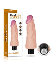 LoveToy - Real Softee - Realistische Zachte Vibrator - 20 cm-Erotiekvoordeel.nl