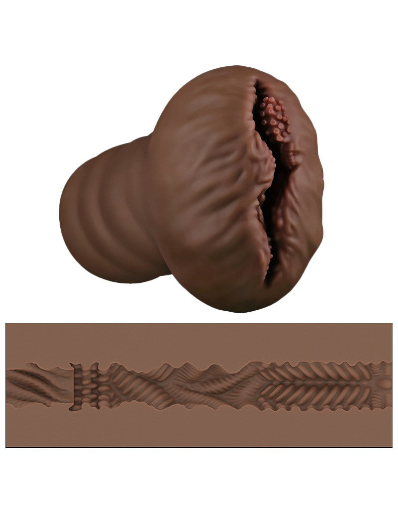 LoveToy - Alien's Pie 1 - Stroker Masturbator - Donkere Huidskleur-Erotiekvoordeel.nl