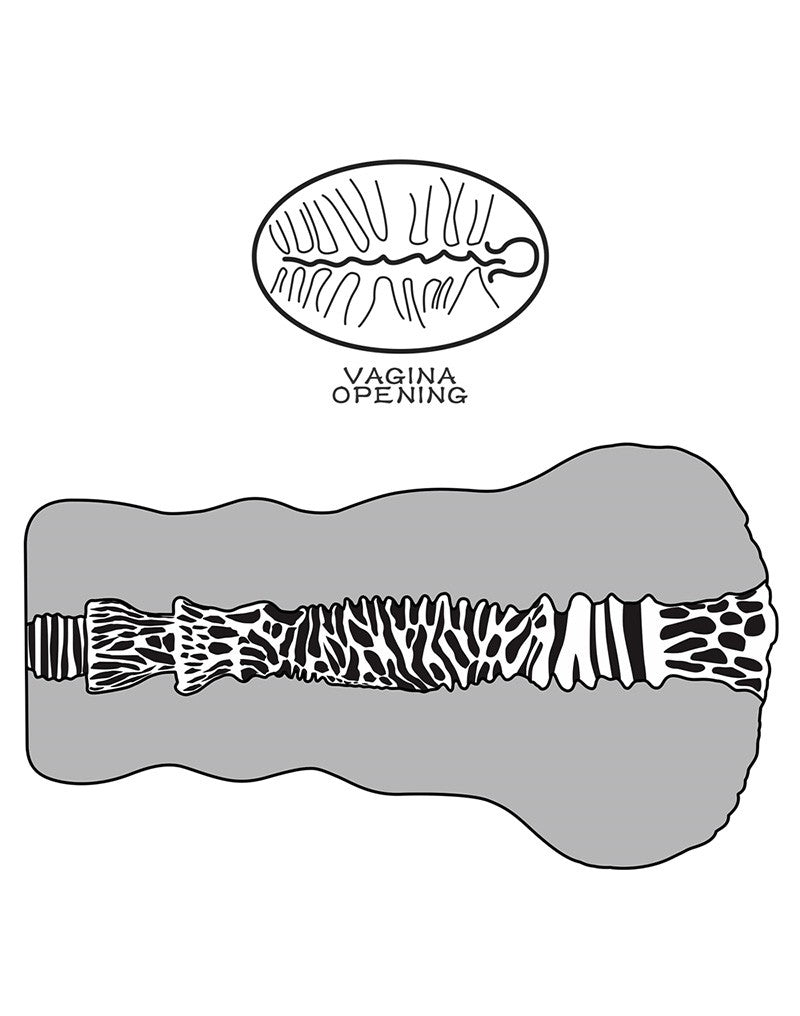 LoveToy - Alien's Pie 2 - Stroker Masturbator - Donkere Huidskleur-Erotiekvoordeel.nl