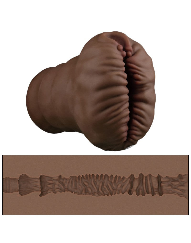 LoveToy - Alien's Pie 2 - Stroker Masturbator - Donkere Huidskleur-Erotiekvoordeel.nl