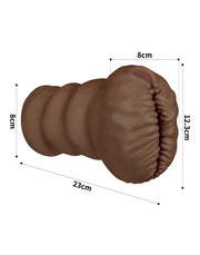 LoveToy - Alien's Pie 2 - Stroker Masturbator - Donkere Huidskleur-Erotiekvoordeel.nl