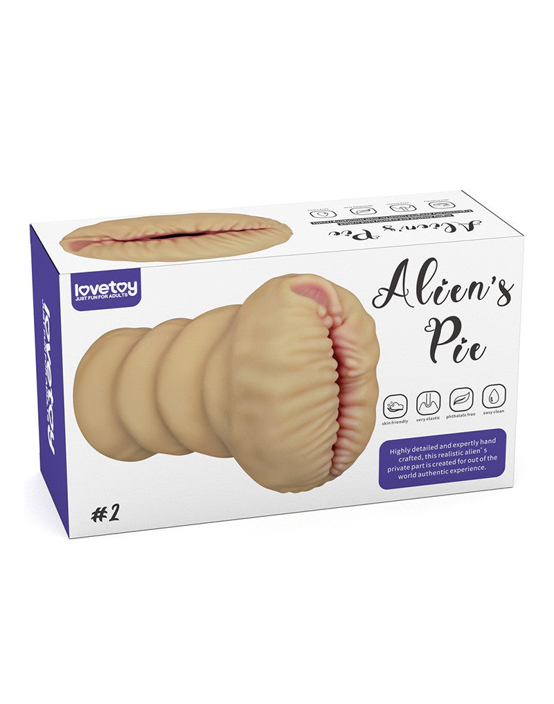LoveToy - Alien's Pie 2 - Stroker Masturbator - Lichte Huidskleur-Erotiekvoordeel.nl