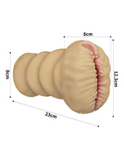 LoveToy - Alien's Pie 2 - Stroker Masturbator - Lichte Huidskleur-Erotiekvoordeel.nl