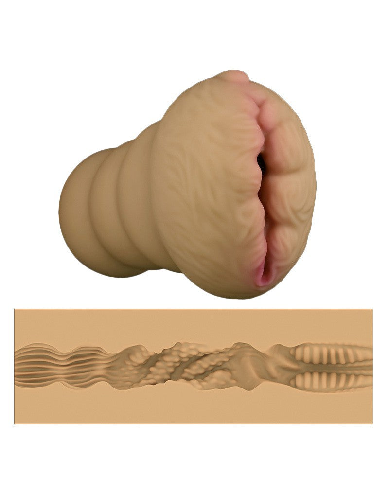 LoveToy - Alien's Pie 3 - Stroker Masturbator - Lichte Huidskleur-Erotiekvoordeel.nl