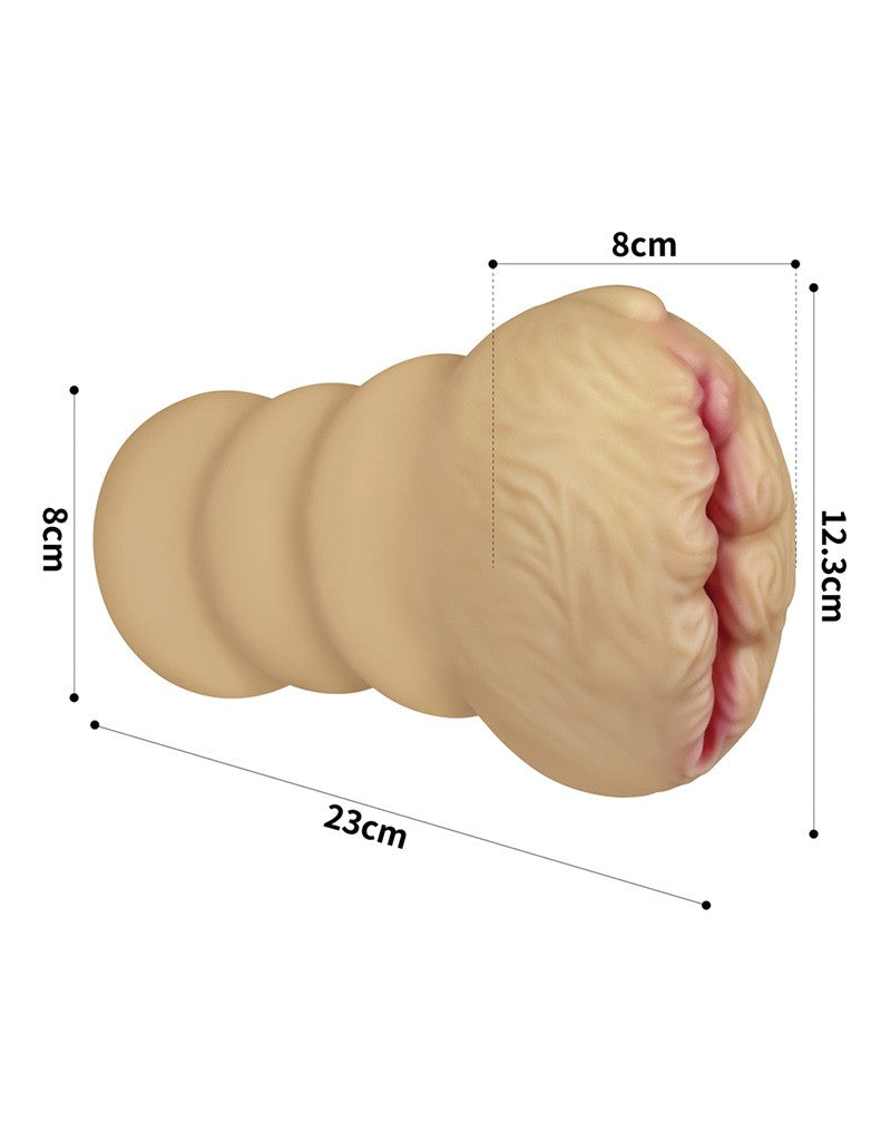 LoveToy - Alien's Pie 3 - Stroker Masturbator - Lichte Huidskleur-Erotiekvoordeel.nl