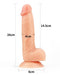 Lovetoy - The Ultra Soft Dude Realistische Dildo - 20.5 x 3.5 cm-Erotiekvoordeel.nl