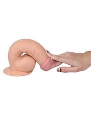 LoveToy - The Ultra Soft Dude - Realistische Dildo - 21,5 x 4,5 cm-Erotiekvoordeel.nl