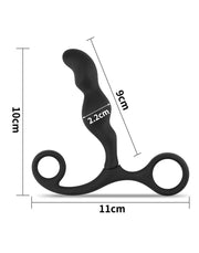 LoveToy - Ultimate P-spot Teaser - Prostaat Dildo - Zwart-Erotiekvoordeel.nl