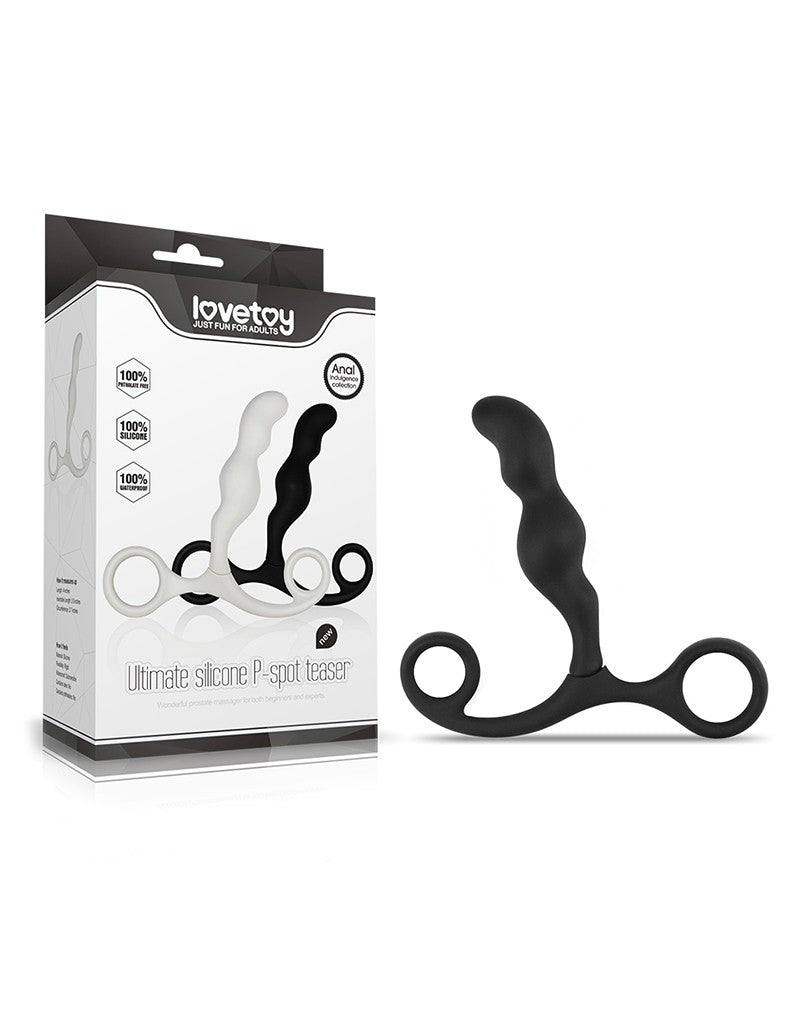 LoveToy - Ultimate P-spot Teaser - Prostaat Dildo - Zwart-Erotiekvoordeel.nl