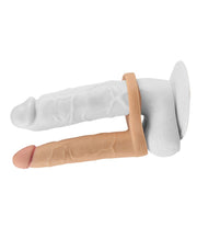 LoveToy - Ultrasoft Double - Vibrerende Voorbinddildo Voor dubbele penetratie 16 cm-Erotiekvoordeel.nl