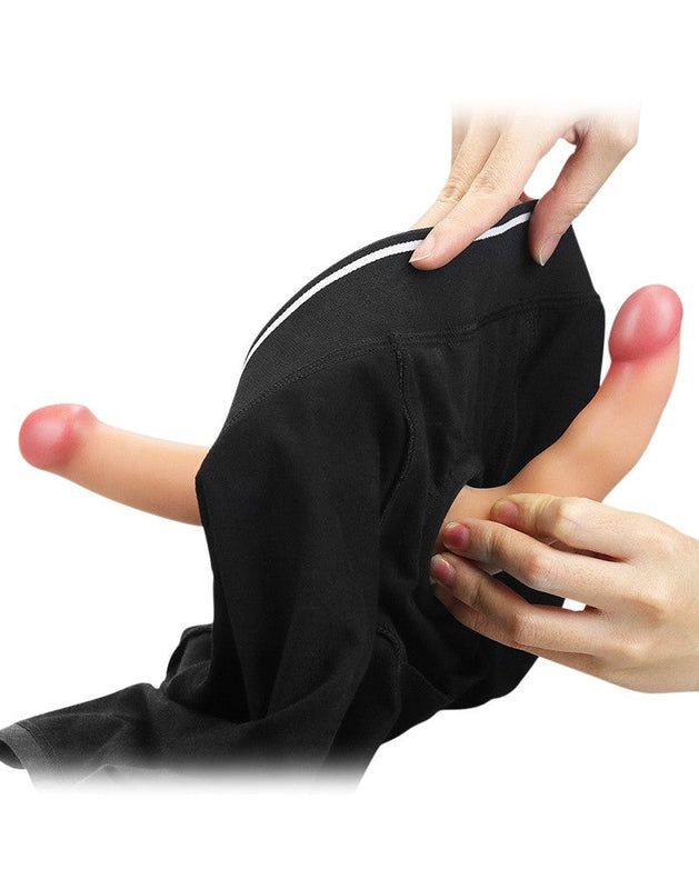 LoveToy - Unisex Strap-on Short - Zwart-Erotiekvoordeel.nl