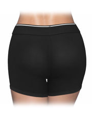 LoveToy - Unisex Strap-on Short - Zwart-Erotiekvoordeel.nl