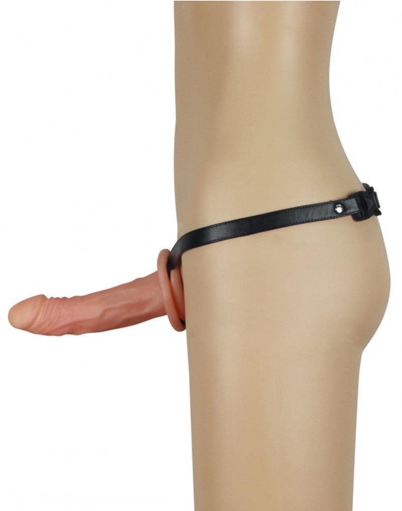 LoveToy - Unisex Strap-on Dildo Met Harnas - 16,5 cm-Erotiekvoordeel.nl