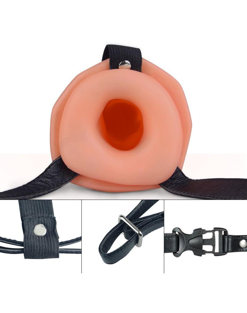 LoveToy - Unisex Strap-on Dildo Met Harnas - 16,5 cm-Erotiekvoordeel.nl