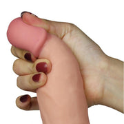 LoveToy - The Ultra Soft Dude - Vibrerende Dildo - Superzacht materiaal-Erotiekvoordeel.nl