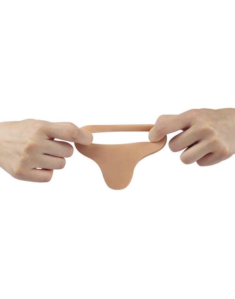 LoveToy - Ultrasoft Double - Voorbinddildo Voor Dubbele Penetratie 18 cm-Erotiekvoordeel.nl
