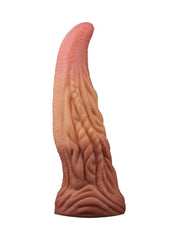 LoveToy - XXL Extreme Dildo Alien Tongue 25 x 7.5 cm - Lichte/donkere Huidskleur-Erotiekvoordeel.nl