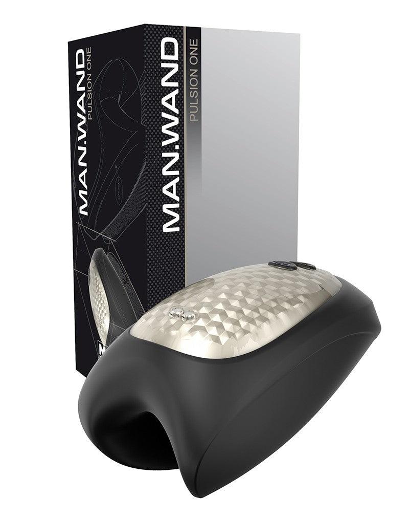 ManWan - Man. Wand Pulsion One Masturbator - Black-Erotiekvoordeel.nl