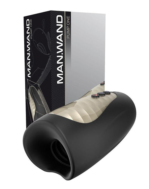 ManWan - Man.Wand Pump One Masturbator - Black -Erotiekvoordeel.nl