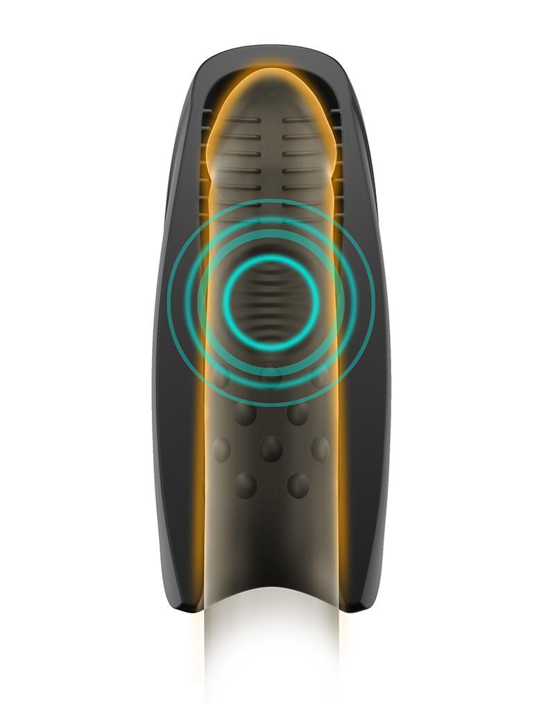 ManWan - Man.Wand Pulsion One Masturbator - Zwart-Erotiekvoordeel.nl