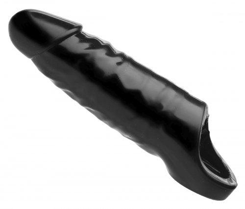 Master Series - Black Mamba XL - Penis Sleeve - Zwart-Erotiekvoordeel.nl
