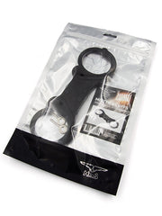 Mister B Cuffs - Double Lock Rigid Steel - Politiehandboeien - Zwart-Erotiekvoordeel.nl