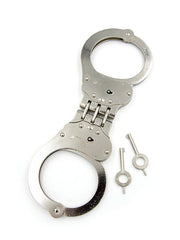 Mister B Cuff: esposas de policía con bisagra - Plata-Erotiekvoordeel.nl