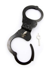 Mister B - Esposas de policía con bisagra - Negro - Erotiekvoordeel.nl