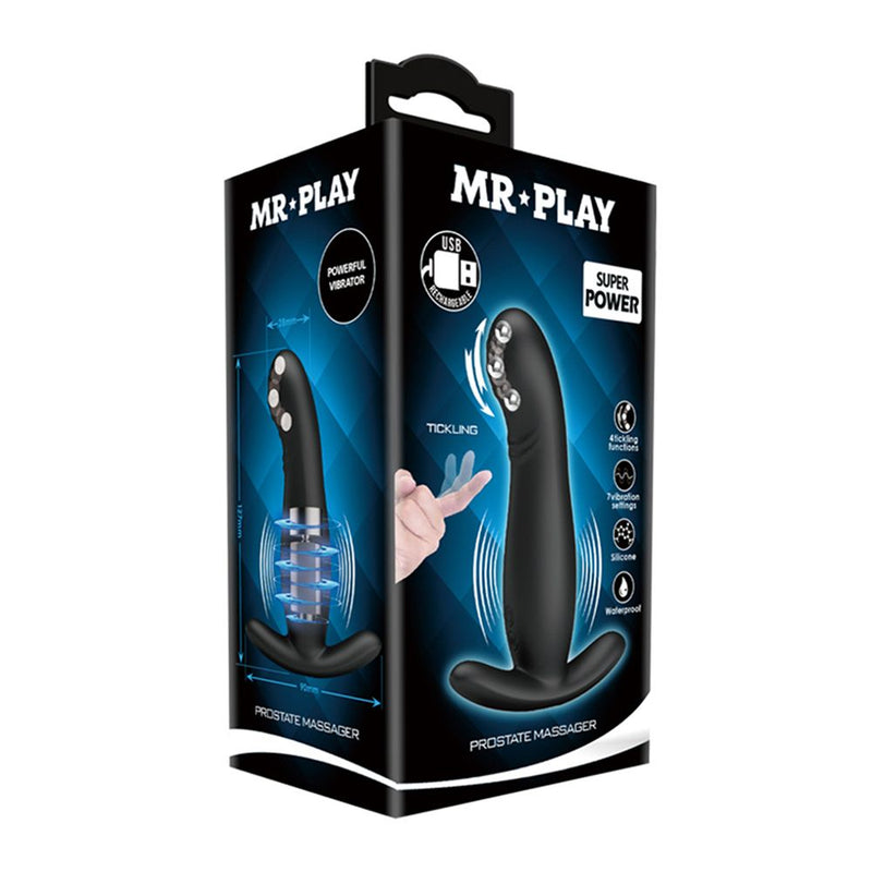 Mr. Play - Massaggiatore prostatico – Potente stimolazione con testina mobile - Erotiekvoordeel.nl