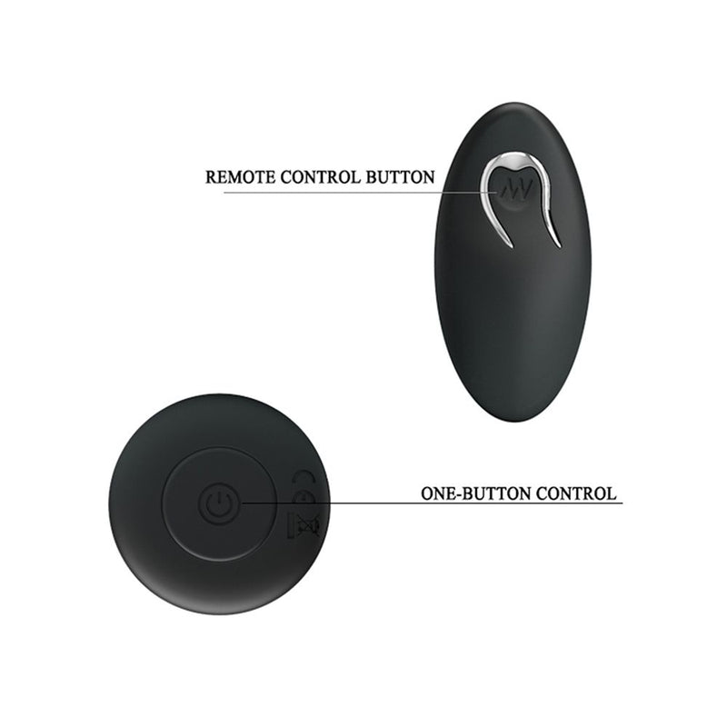 Mr. Play - Vibrerende oplaadbare anaal plug Met Afstandsbediening - P-Shape-Erotiekvoordeel.nl