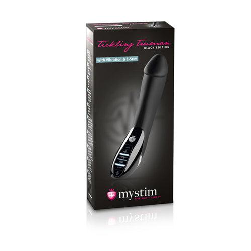 Mystim Tickling Truman Vibrator Met e-stim - Black Edition-Erotiekvoordeel.nl