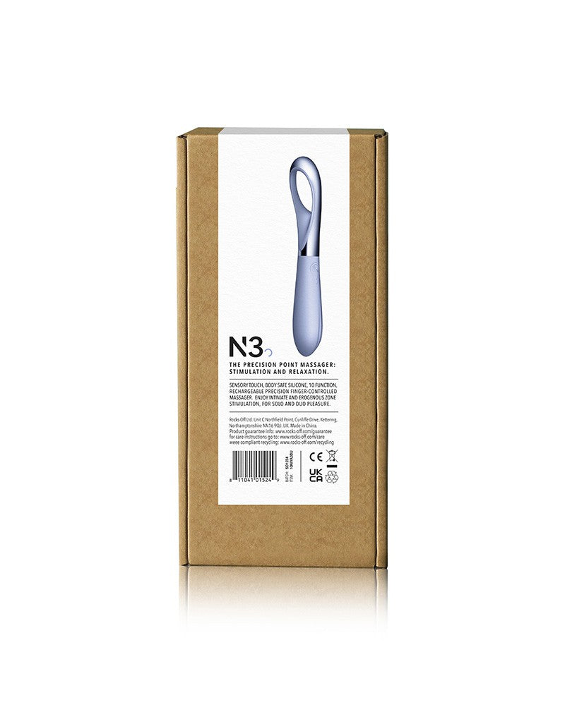 NIYA 3 - Vinger Vibrator - Lichtblauw-Erotiekvoordeel.nl