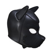 Neopreen Puppy Hood Zwart – Comfortabel hondenmasker voor puppy play-Erotiekvoordeel.nl
